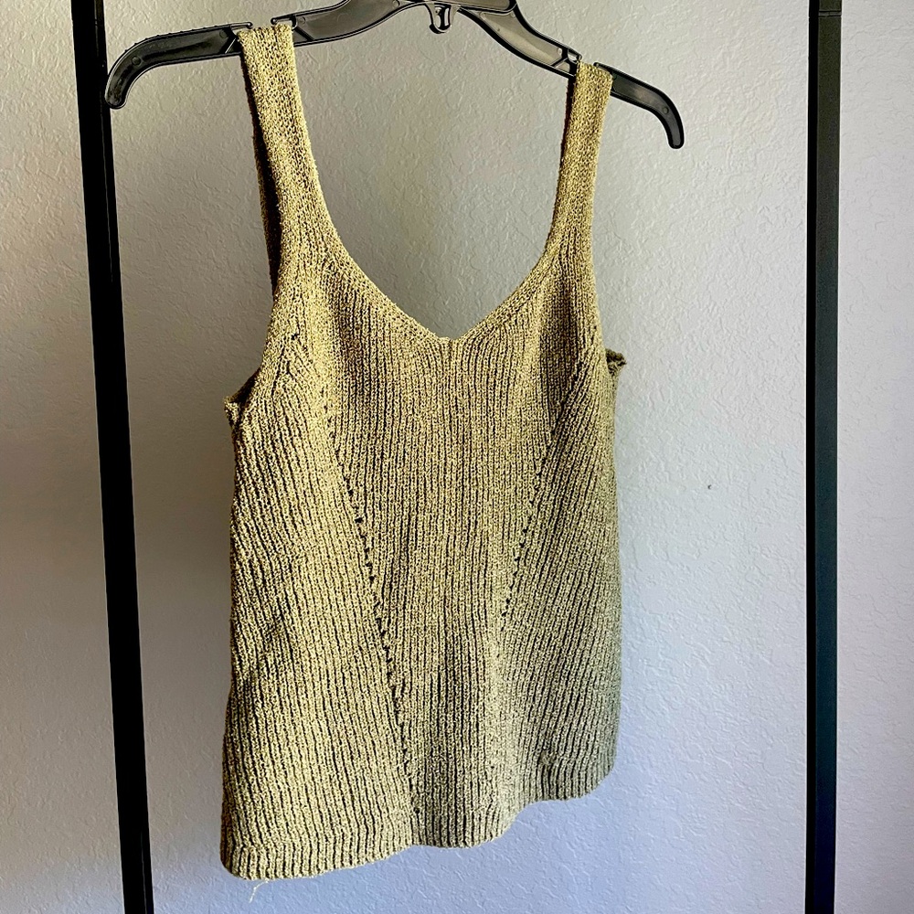 Olive Knit Tank Top
